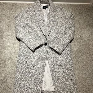 Express Grey small Winter Coat New